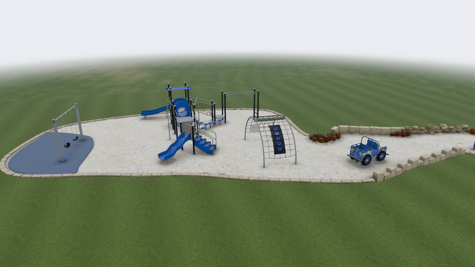 Agentic CAD vs Gaussian Splats for a Playground
