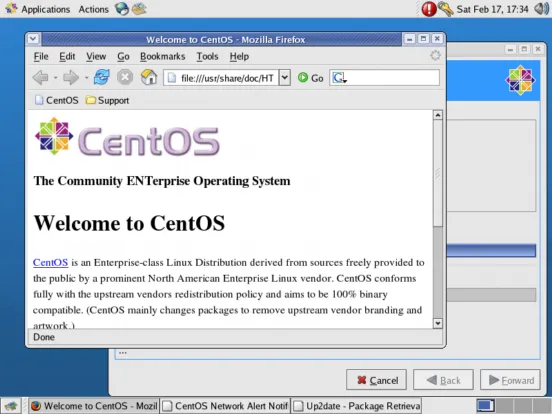 CentOS 4 install step 7