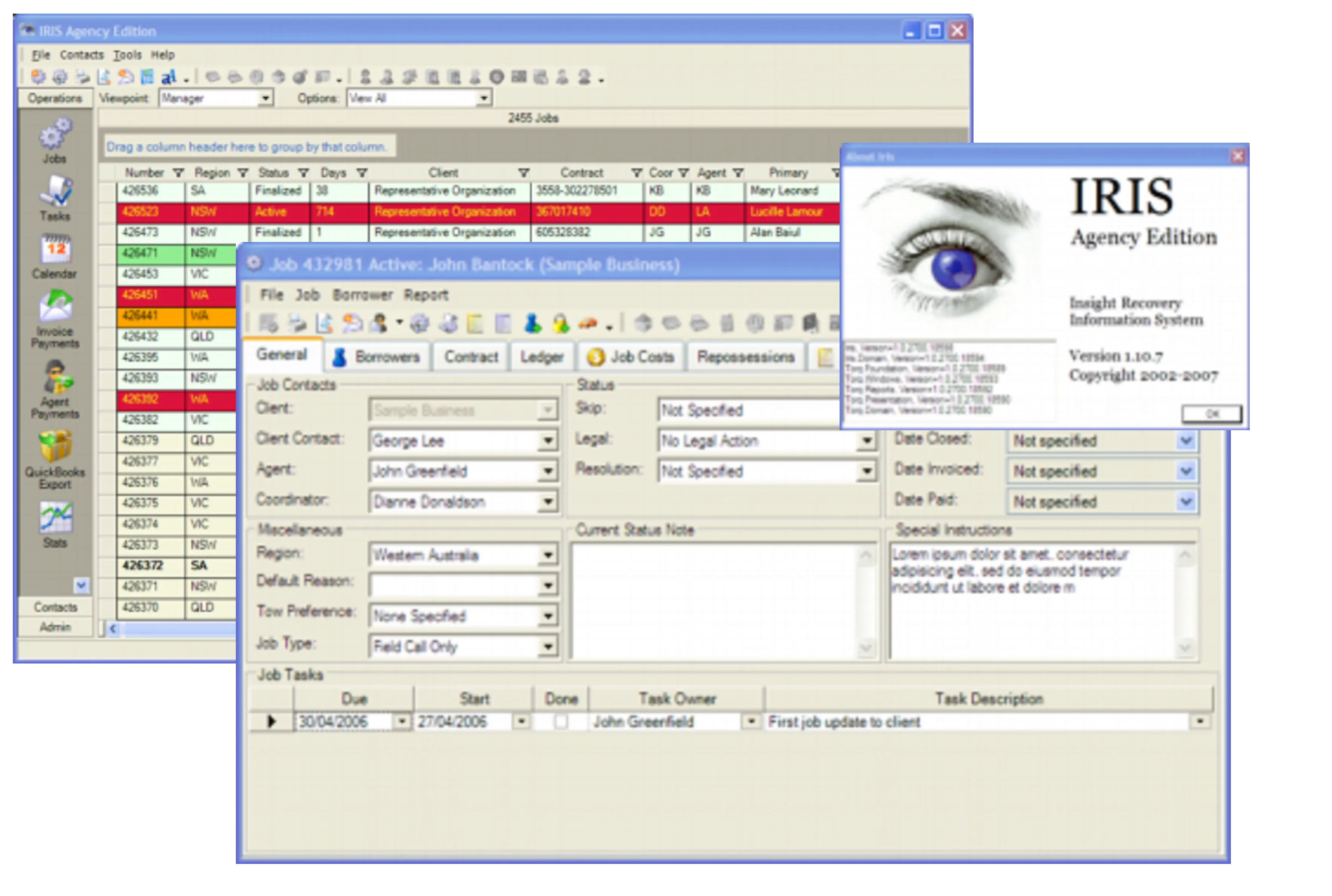 Iris UI Samples