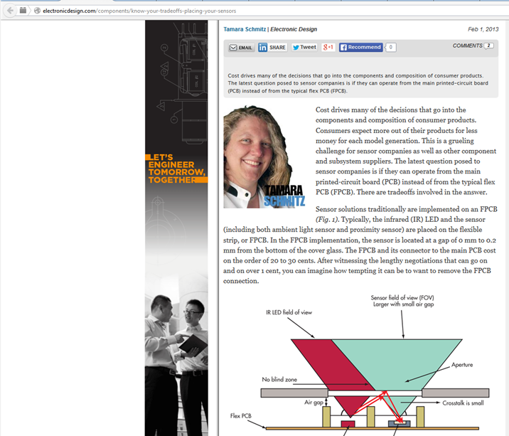 Startup Accelerator Immersion and Angled Sensor Experiments